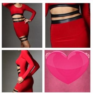 Bundle for Cheri - 3 - 2 size LG 1 M red strap