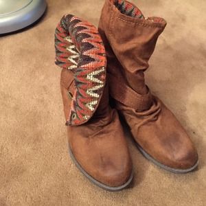 Brown boots
