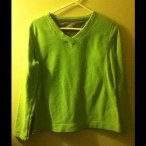 Lime Green Fuzzy Long Sleeved Shirt