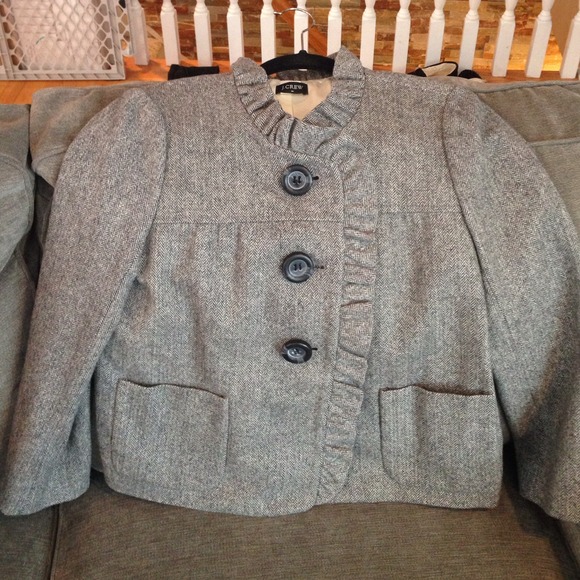 J Crew Fiona Herringbone Jacket. Brand New Cond