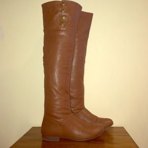 🐪Camel Colored Over the Knee Boots👢