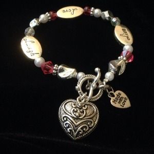 Valentine's Live-Love-Laugh bracelet