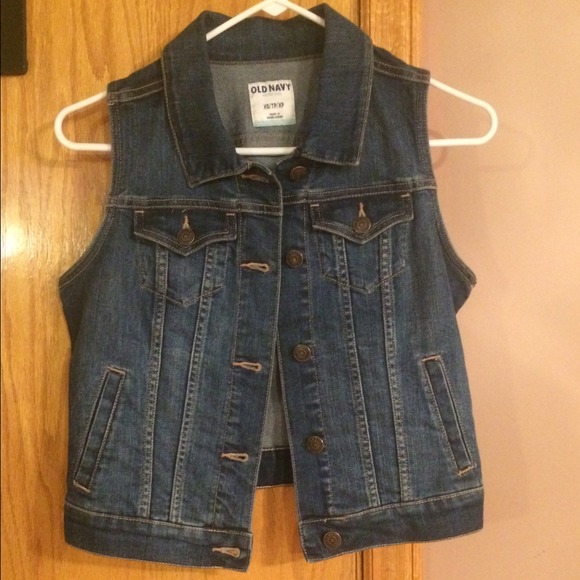 Old navy denim vest
