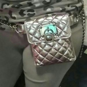 MK metallic fanny pack