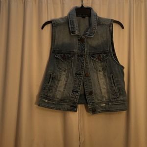 American Eagle Denim Vest