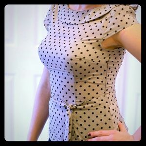 Polka dot dress shirt