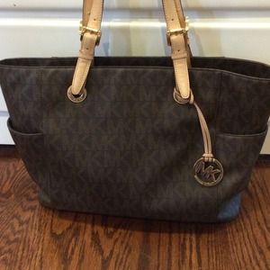 Michael Kors monogram iPad bag