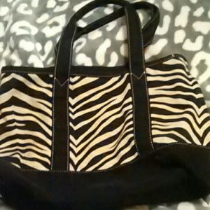 J crew zebra bag