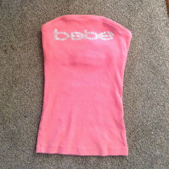 Bebe pink sleeveless shirt / tank