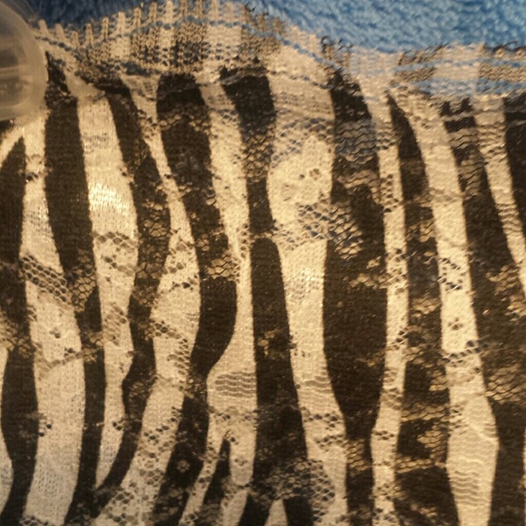 Lace Booty Shorts With Mini Corset Back NWOT - Picture 4 of 4