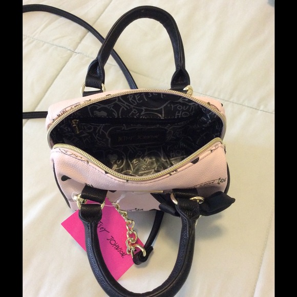 Betsey Johnson Mini Speedy cross body handbag - Picture 3 of 4