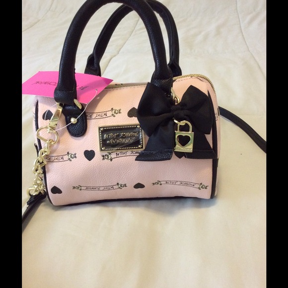 Betsey Johnson Mini Speedy cross body handbag - Picture 4 of 4