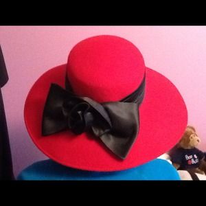 Red Felt Hat