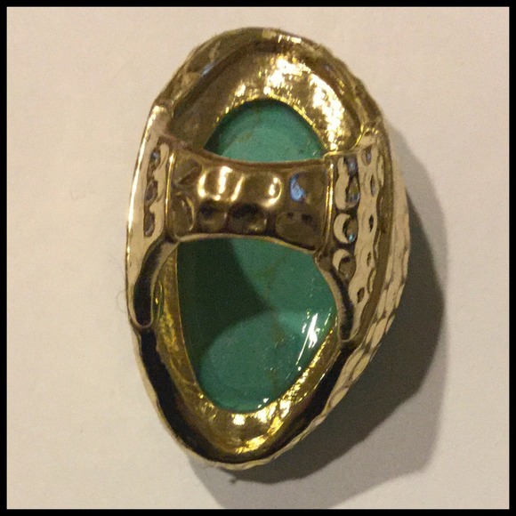 D2 Natural Crackled Stone Large Expandable Ring - Picture 2 of 4