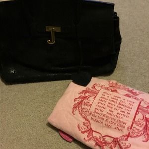 Large Black Juicy Couture Handbag w/ dust bag