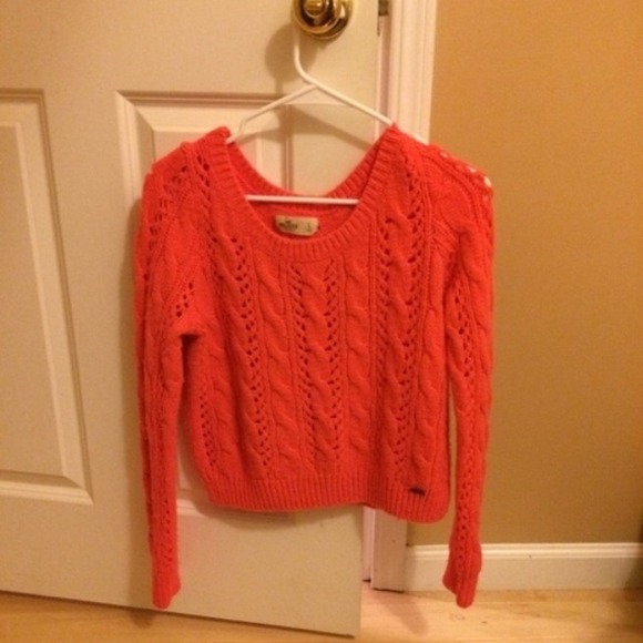 Orange sweater