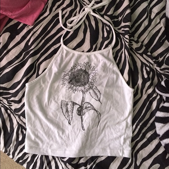 Brandy Melville Sunflower Halter