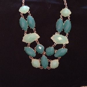 Aqua necklace