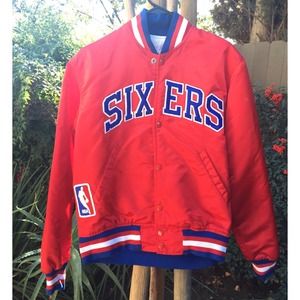 Vintage 80s 76ers Jacket