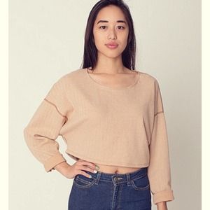 ❌SOLD❌American Apparel Herringbone Crop