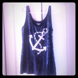 Old navy anchor tank top