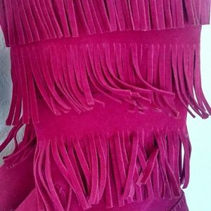 Fuscia pink boots... Sold