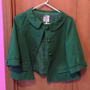 Tulle green jacket size XS