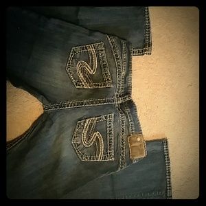Silver jeans. Tuesday 16 1/2"