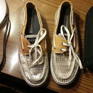 Sparkly Sperrys
