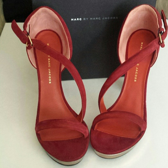 Marc by Marc Jacobs Suede Cherry Heels - Picture 4 of 4