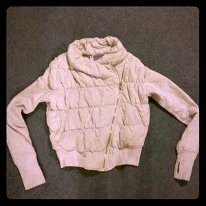 Lululemon heather grey moto jacket