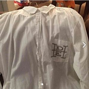 Ed Hardy white button down