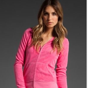 New Juicy Couture Terry Zip Up