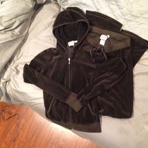 For Eva. Juicy couture velour pants. Brown.