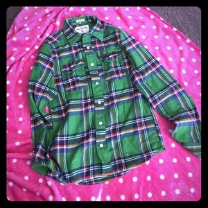 Boys XL Abercrombie and Fitch flannel shirt