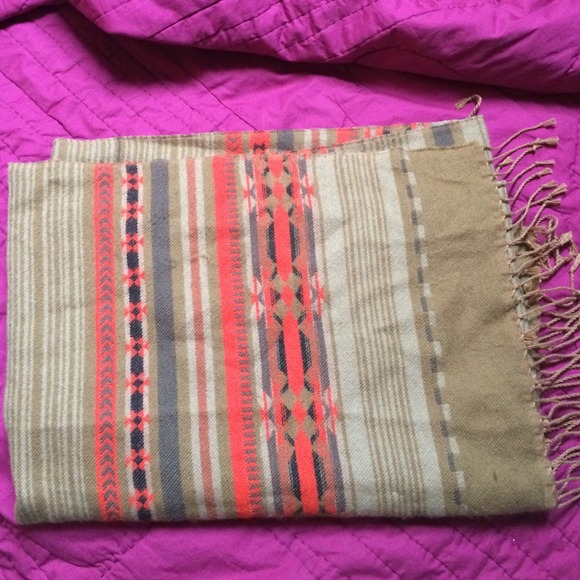 Aztec blanket scarf