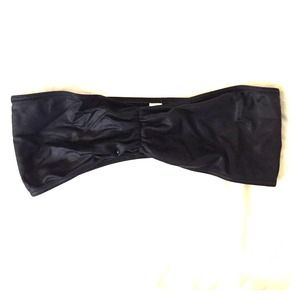 Metallic black AA bandeau