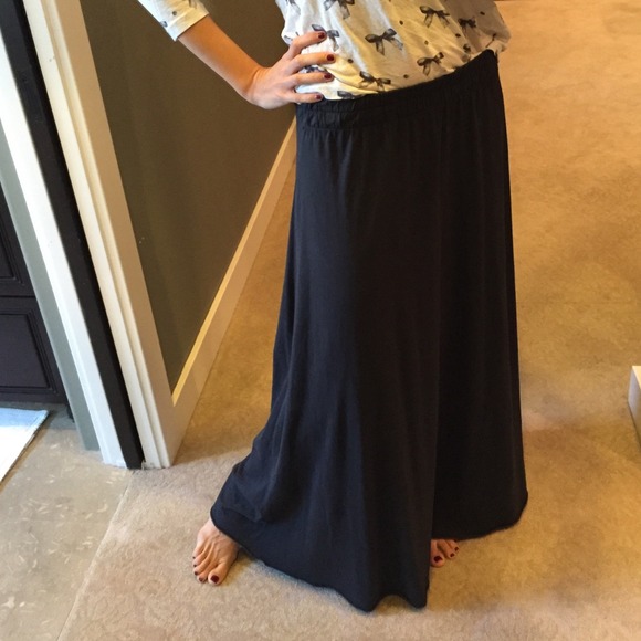 🚫SOLD🚫Black "Love" maxi skirt