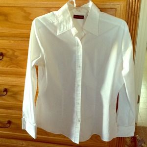 White button down dress shirt