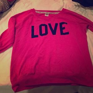 Pink Victoria's Secret sweater