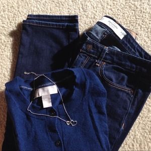 Dark blue Banana Republic sweater :)