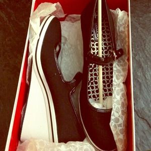 Coach heeled shoes