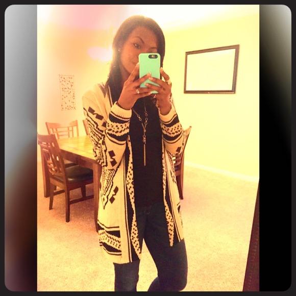Gorgeous New Aztec Sweater Cardigan