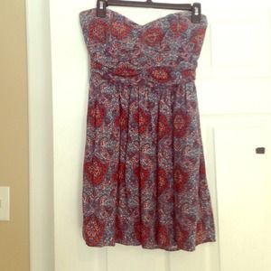 Paisley patterned sundress