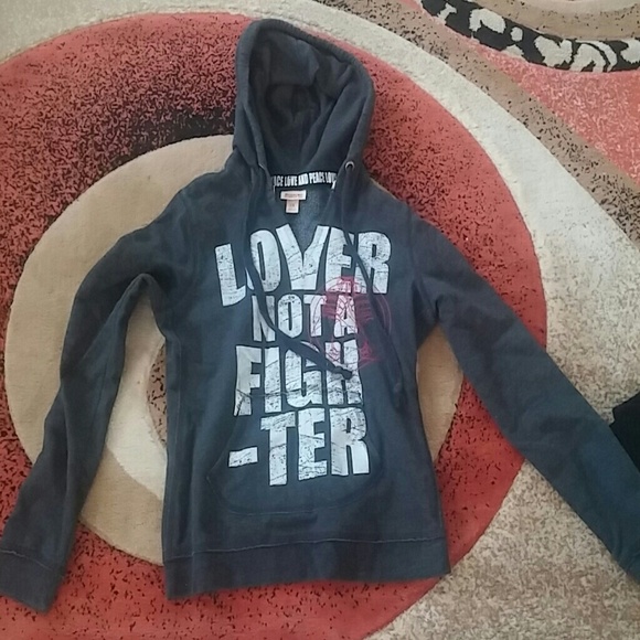 lover not a fighter sweatshirt