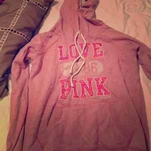 Pink hoodie from Vicky secret
