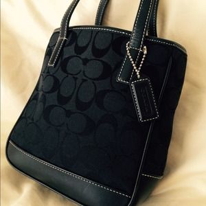 Coach small black purse
