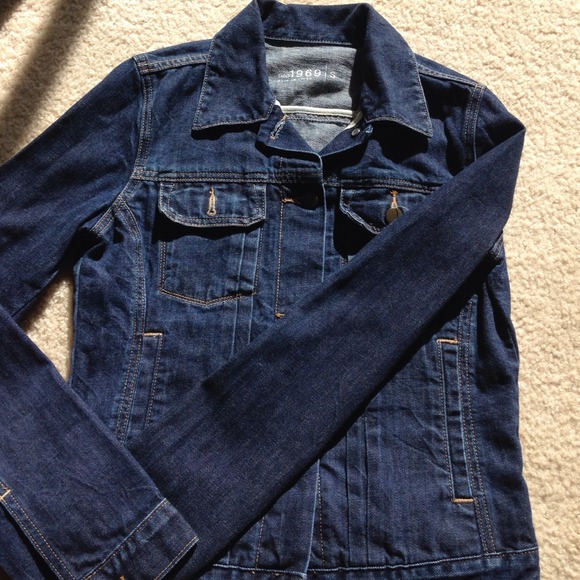 Gap dark blue denim jacket :)
