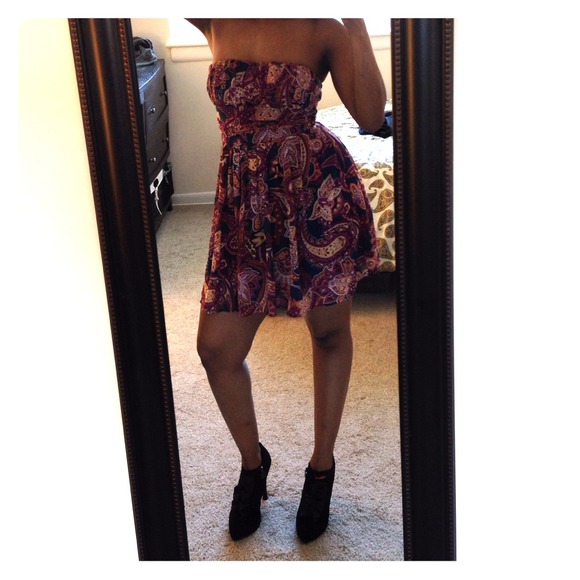 Chiffon layered f21 dress