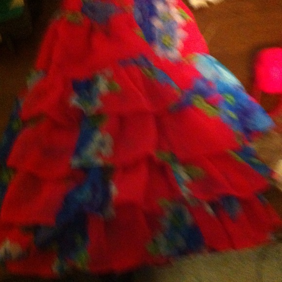 Flowed skirt
